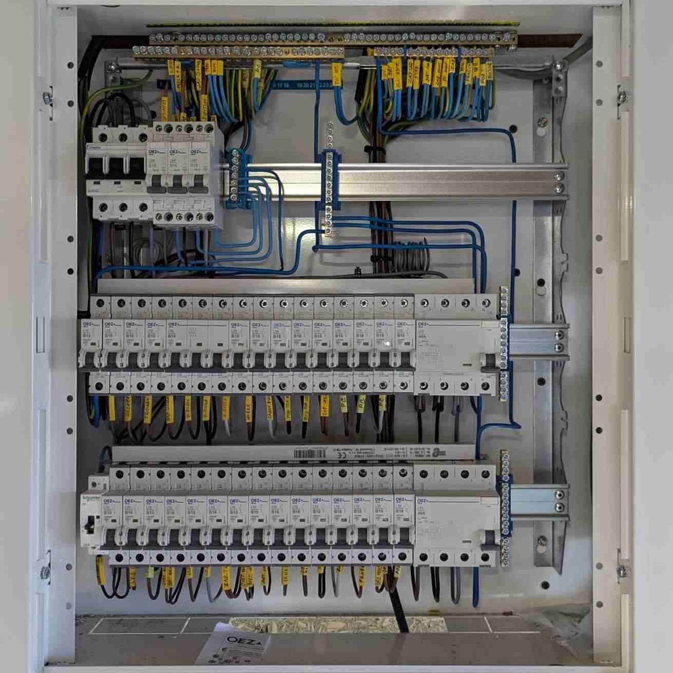Elektroinstalace v Náměšti nad Oslavou - rozvaděč