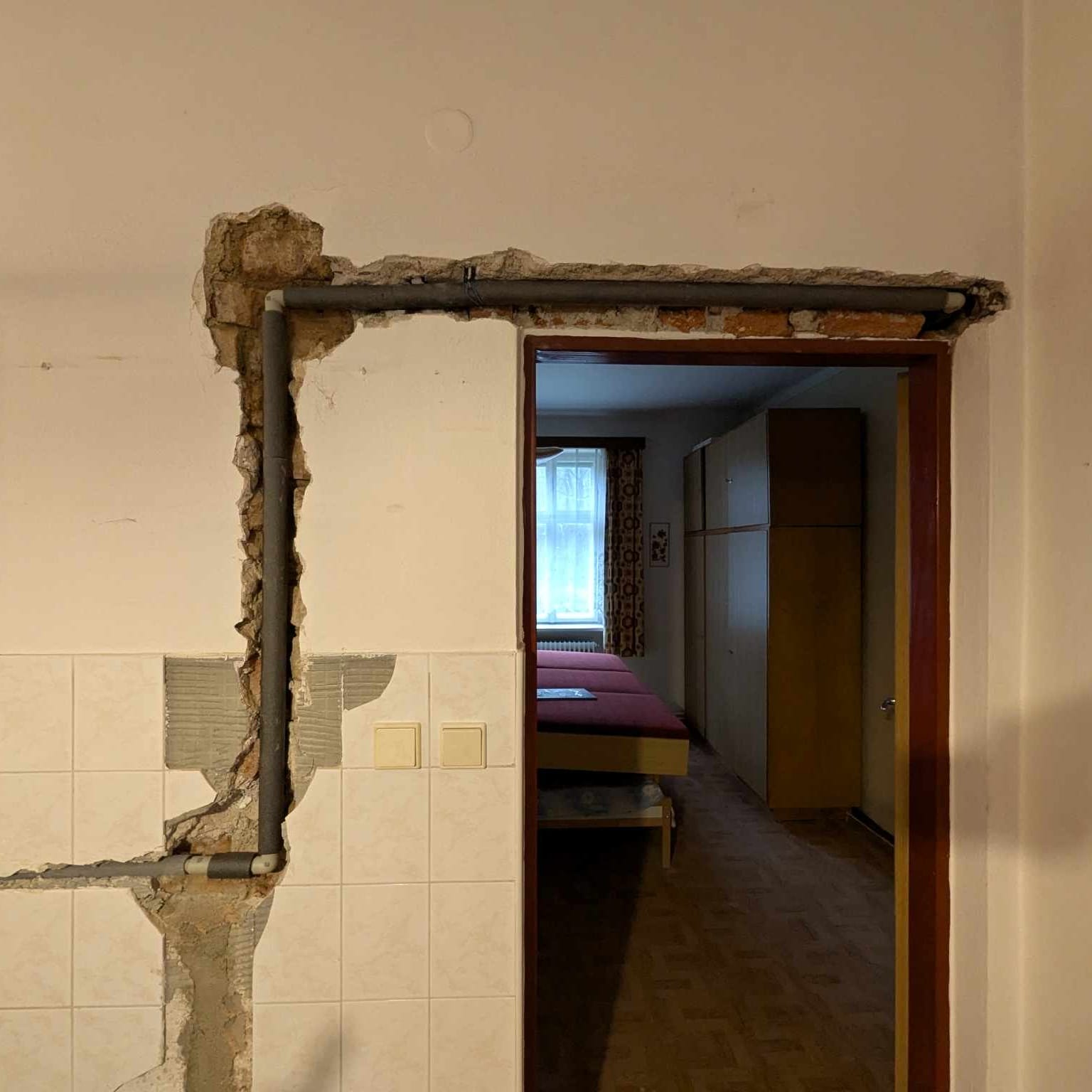Instalatérská práce ve Velkém Mezříčí - oprava vodovodního potrubí